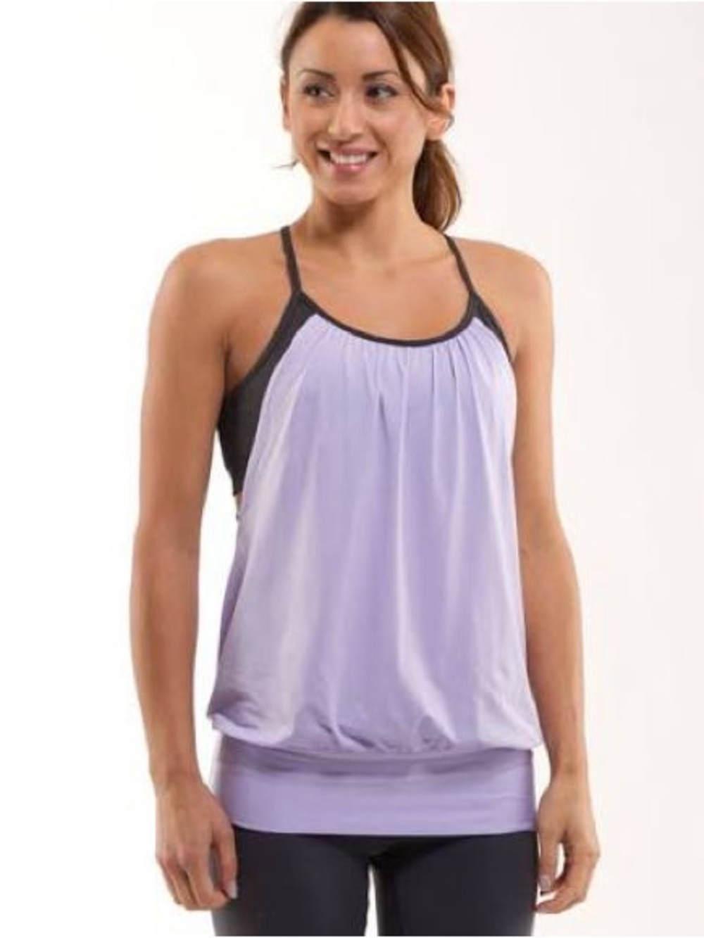 Lululemon No Limit Tank
Classic Sport Grey/Lolo Purple Size 6